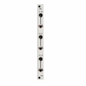 2hp DC Voltage Offset Generator Module (black faceplate)
