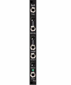 2hp Bell Melodic Percussion Generator Module (black)