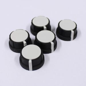 Make Noise Large White Knobs For D Shaft Potentiometers (pack of 5)