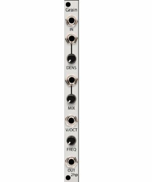 2hp Grain Granular Hi-Fidelity Audio Processor Module (silver)
