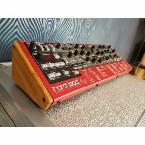 Synths & Wood Solid Oak End Cheeks Stand For Clavia Nord Lead A1R Synthesiser