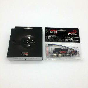 Audio Innovate Mini InnoFader Pro Replacement Crossfader Bundle (includes the Reck IF30 flush fit mounting bracket for Numark PT01 Scratch)