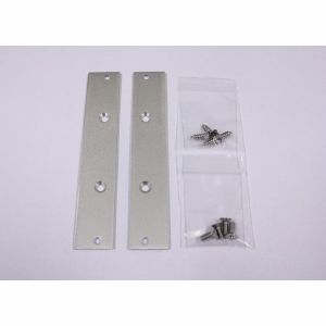 Tiptop Audio Z Rails Brackets For Attaching Z Rails To Wood Cases (pair, silver)