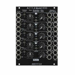 Doepfer A-111-4v Quad Precision VCO Vintage Edition Module (black)