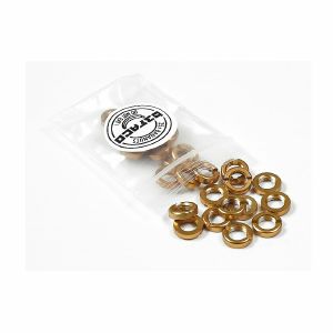 Befaco Bananuts Anodised Aluminium Custom Minijack Nuts (yellow, pack of 25)