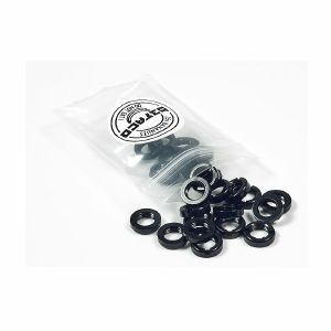 Befaco Bananuts Anodised Aluminium Custom Minijack Nuts (black, pack of 25)