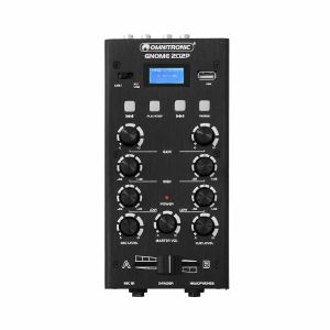 Omnitronic Gnome 202P Mini DJ Mixer With Bluetooth & MP3 Player (black)