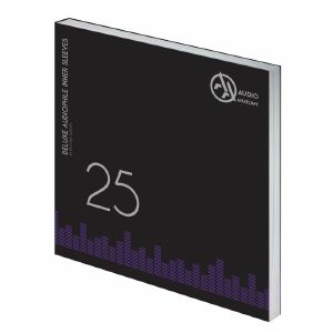 Audio Anatomy Deluxe Anti-Static 12" Vinyl Record Inner Sleeves (white, pack of 25)