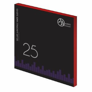 Audio Anatomy Deluxe Anti-Static 12" Vinyl Record Inner Sleeves (red, pack of 25)