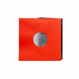 Audio Anatomy Deluxe Anti-Static 12" Vinyl Record Inner Sleeves (red, pack of 50)