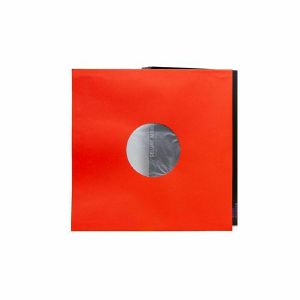 Audio Anatomy Deluxe Anti-Static 12" Vinyl Record Inner Sleeves (red, pack of 100)
