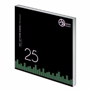 Audio Anatomy 100 Micron PVC 12" Vinyl Record Plastic Outer Sleeves (pack of 25)