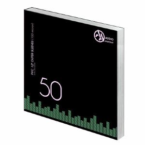 Audio Anatomy 100 Micron PVC 12" Vinyl Record Plastic Outer Sleeves (pack of 50)