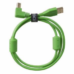 UDG Ultimate Angled USB 2.0 A-B Audio Cable (green, 2.0m)