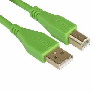 UDG Ultimate Straight USB 2.0 A-B Audio Cable (green, 1.0m)