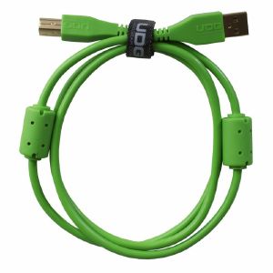 UDG Ultimate Straight USB 2.0 A-B Audio Cable (green, 2.0m)