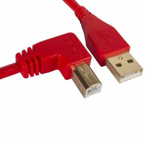 UDG Ultimate Angled USB 2.0 A-B Audio Cable (red, 1.0m)