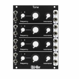 Qu-Bit Tone Quad Analogue Voltage Controlled Filter Module