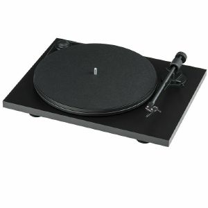 Project Primary E Phono Turntable & Jamo DS4 Powered Speakers Music Crate Bundle (black)