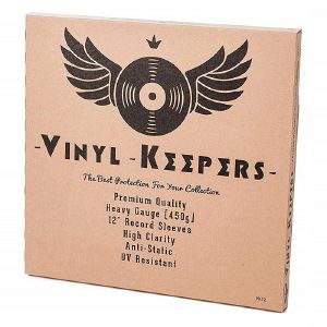 Vinyl Keepers Premium Quality Heavy Gauge 7" Polythene Record Sleeves (pack of 100, 450g)
