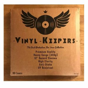 Vinyl Keepers Premium Quality Heavy Gauge 12" Polythene Record Sleeves (pack of 100, 450g)