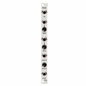 2hp Pitch Time-Domain Pitch Shifter Module (silver)