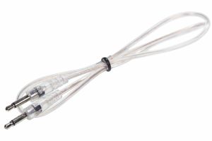 Doepfer A-100C80T 3.5mm Male Mono Patch Cable (transparent, 80cm)