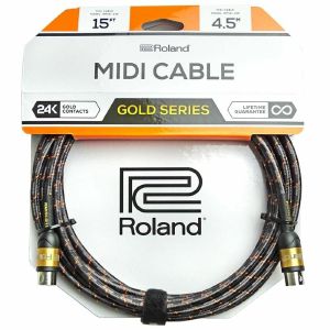 Roland Gold Series MIDI Cable (black, 4.5m)