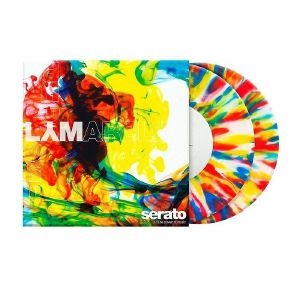 Serato Lost Your Marbles 7" Control Vinyl Records (multicolour splatter, pair)