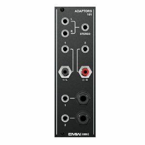 EMW Adaptors 101 Module (black faceplate)