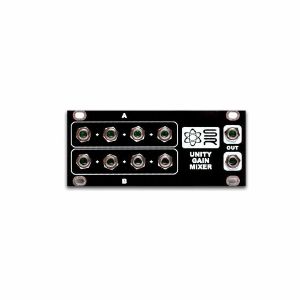 SynthRotek 1U Unity Gain Mixer Module (black faceplate)