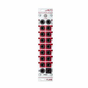 Flame uMLFO MIDI Clock To LFO Module