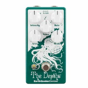 EarthQuaker Devices The Depths v2 Analogue Optical Vibe Machine Effects Pedal