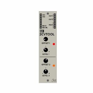AE Modular 2CVTOOL CV Dual Attenuverter Module