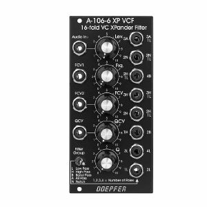 Doepfer A-106-6V 16-Fold VC XPander Filter Vintage Edition Module (black)