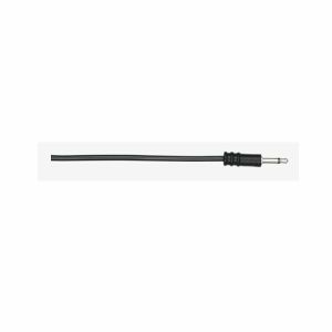 ALM Custom 3.5mm Male Mono Patch Cables (15cm, black, pack of 5)