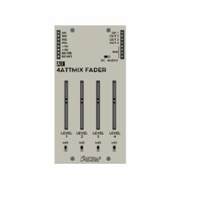 AE Modular 4ATTMIX FADER Attenuator & Mixer Module