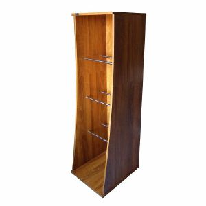 Sefour RS300 12"/LP Vinyl Record Storage Unit 500 (mid century synthetic rosewood)