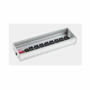 ALM 3U 84HP Powered Modular Synthesiser Case (silver)