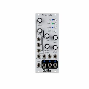 Qu-Bit Cascade Ratcheting Envelope Generator Module (silver)