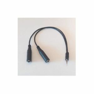 Tangible Waves AE Modular Mini Jack Stereo To Dual 1/4" Jack Mono Y Adapter Cable (30cm)