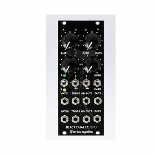 Erica Synths Black Dual EG/LFO Dual ADSR Envelope Generator & Dual Low Frequency Oscillator Module (black)