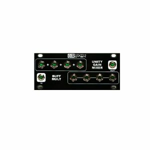 SynthRotek 1U UniBuffer Module (black faceplate) (B-STOCK)