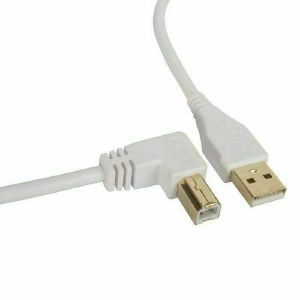 UDG Ultimate Angled USB 2.0 A-B Audio Cable (white, 1.0m)