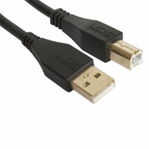 UDG Ultimate Straight USB 2.0 A-B Audio Cable (black, 2.0m)
