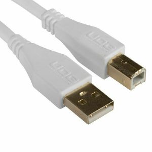 UDG Ultimate Straight USB 2.0 A-B Audio Cable (white, 2.0m)