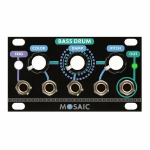 Mosaic 1U Bass Drum Kick Drum Module (black)