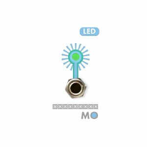 Mosaic 1U LED Voltage Indicator Module (white)