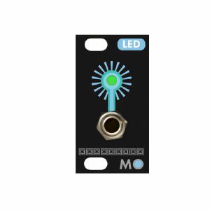 Mosaic 1U LED Voltage Indicator Module (black)