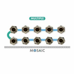 Mosaic 1U Multiple Passive Signal Multiplier Module (white)